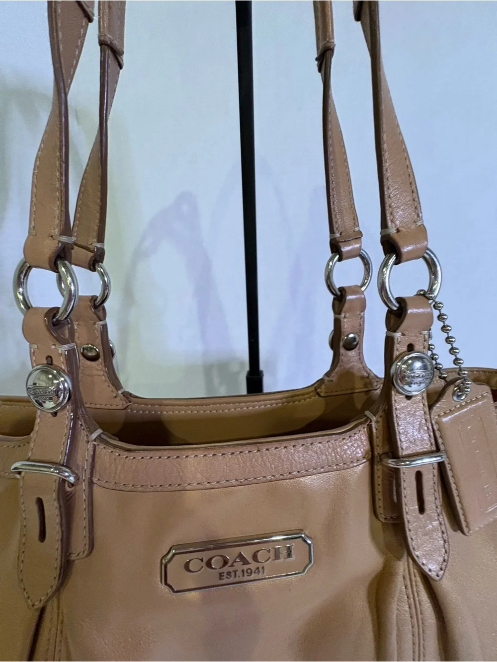 Coach leather tote